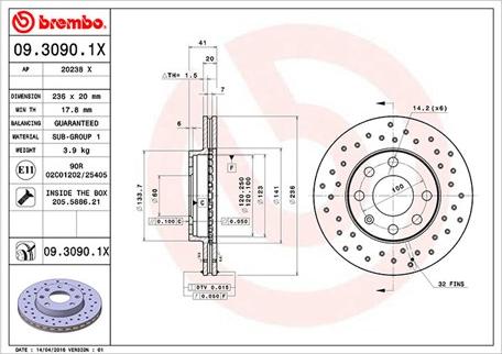 Magneti Marelli 360406037302 - Kočioni disk www.molydon.hr