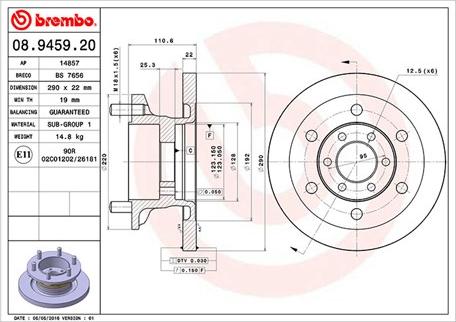 Magneti Marelli 360406024000 - Kočioni disk www.molydon.hr