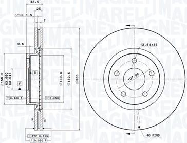 Magneti Marelli 360406026401 - Kočioni disk www.molydon.hr