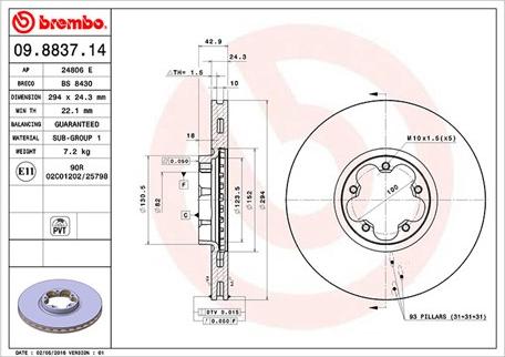 Magneti Marelli 360406026300 - Kočioni disk www.molydon.hr