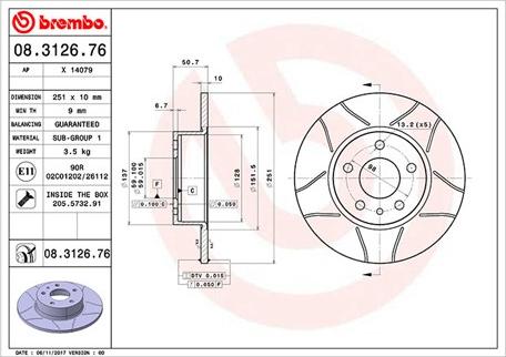 Magneti Marelli 360406021105 - Kočioni disk www.molydon.hr