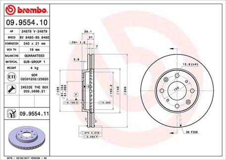 Magneti Marelli 360406028200 - Kočioni disk www.molydon.hr