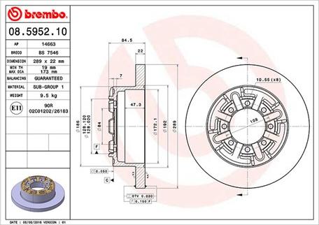 Magneti Marelli 360406022900 - Kočioni disk www.molydon.hr