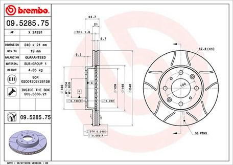 Magneti Marelli 360406027505 - Kočioni disk www.molydon.hr