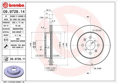 Magneti Marelli 360406074000 - Kočioni disk www.molydon.hr