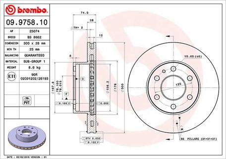 Magneti Marelli 360406074100 - Kočioni disk www.molydon.hr