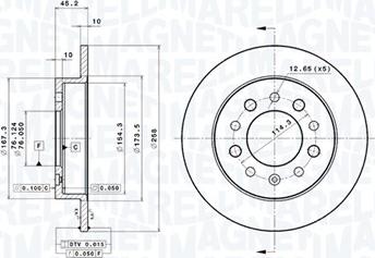 Magneti Marelli 360406078501 - Kočioni disk www.molydon.hr