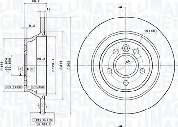 Magneti Marelli 360406077500 - Kočioni disk www.molydon.hr