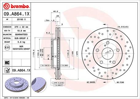 Magneti Marelli 360406144002 - Kočioni disk www.molydon.hr