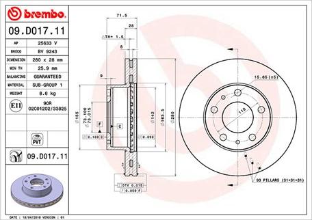 Magneti Marelli 360406159101 - Kočioni disk www.molydon.hr