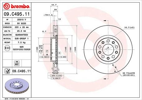 Magneti Marelli 360406156001 - Kočioni disk www.molydon.hr