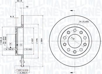 Magneti Marelli 360406104201 - Kočioni disk www.molydon.hr