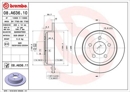 Magneti Marelli 360406100900 - Kočioni disk www.molydon.hr