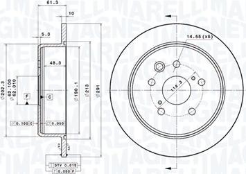 Magneti Marelli 360406100501 - Kočioni disk www.molydon.hr