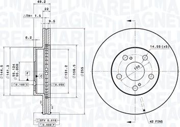 Magneti Marelli 360406100801 - Kočioni disk www.molydon.hr