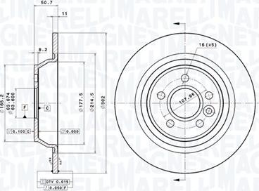 Magneti Marelli 360406107001 - Kočioni disk www.molydon.hr