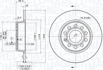 Magneti Marelli 360406107801 - Kočioni disk www.molydon.hr