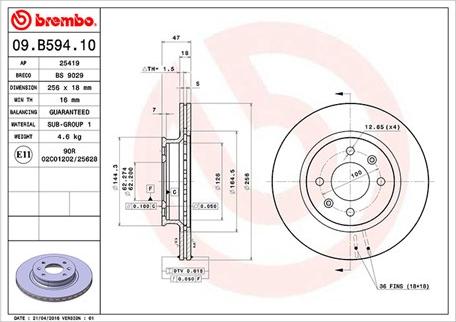 Magneti Marelli 360406114000 - Kočioni disk www.molydon.hr