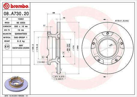 Magneti Marelli 360406111200 - Kočioni disk www.molydon.hr