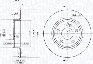 Magneti Marelli 360406112201 - Kočioni disk www.molydon.hr