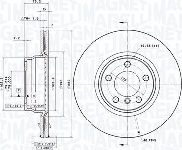 Magneti Marelli 360406189701 - Kočioni disk www.molydon.hr