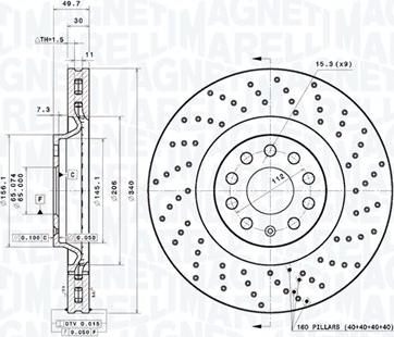 Magneti Marelli 360406185402 - Kočioni disk www.molydon.hr