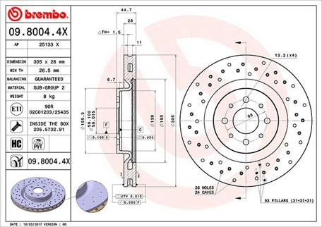 Magneti Marelli 360406134002 - Kočioni disk www.molydon.hr