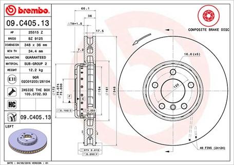 Magneti Marelli 360406130904 - Kočioni disk www.molydon.hr