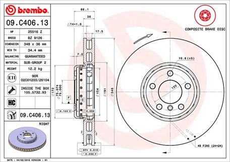 Magneti Marelli 360406131004 - Kočioni disk www.molydon.hr