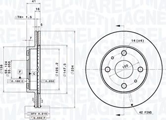 Magneti Marelli 360406132201 - Kočioni disk www.molydon.hr