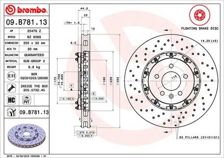 Magneti Marelli 360406129903 - Kočioni disk www.molydon.hr