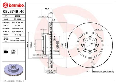 Magneti Marelli 360406124800 - Kočioni disk www.molydon.hr