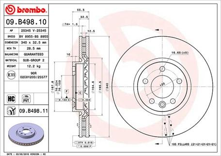 Magneti Marelli 360406125600 - Kočioni disk www.molydon.hr