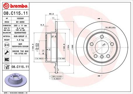 Magneti Marelli 360406126901 - Kočioni disk www.molydon.hr