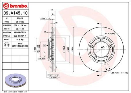 Magneti Marelli 360406126400 - Kočioni disk www.molydon.hr