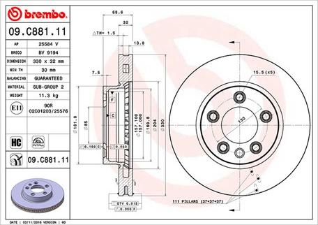 Magneti Marelli 360406128001 - Kočioni disk www.molydon.hr