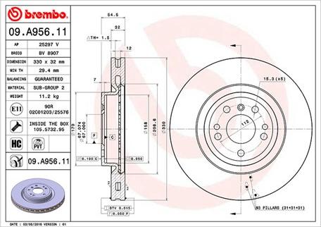 Magneti Marelli 360406122001 - Kočioni disk www.molydon.hr