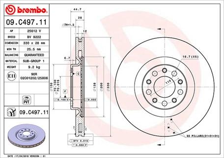 Magneti Marelli 360406127901 - Kočioni disk www.molydon.hr