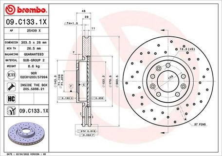 Magneti Marelli 360406176802 - Kočioni disk www.molydon.hr