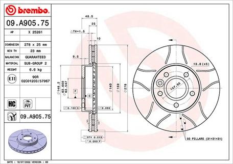 Magneti Marelli 360406176305 - Kočioni disk www.molydon.hr