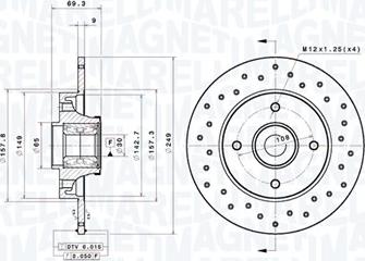 Magneti Marelli 360406218902 - Kočioni disk www.molydon.hr