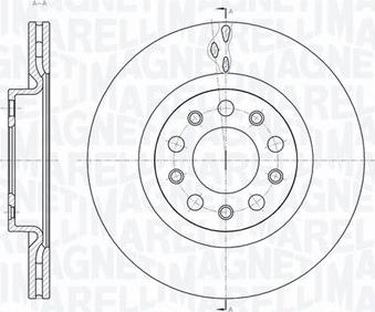 Magneti Marelli 361302040448 - Kočioni disk www.molydon.hr