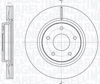 Magneti Marelli 361302040566 - Kočioni disk www.molydon.hr