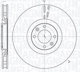 Magneti Marelli 361302040582 - Kočioni disk www.molydon.hr