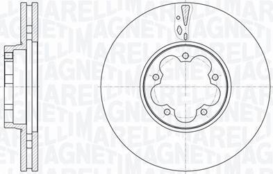 Magneti Marelli 361302040663 - Kočioni disk www.molydon.hr