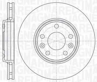 Magneti Marelli 361302040606 - Kočioni disk www.molydon.hr