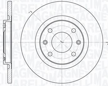 Magneti Marelli 361302040149 - Kočioni disk www.molydon.hr