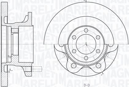 Magneti Marelli 361302040157 - Kočioni disk www.molydon.hr