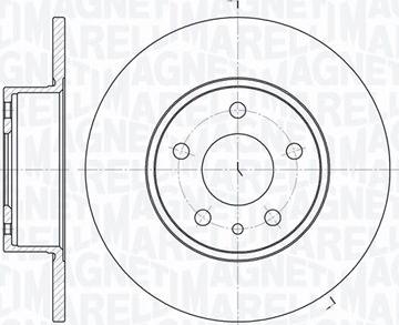 Unipart UGCGBD672 - Kočioni disk www.molydon.hr