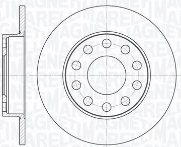 Magneti Marelli 361302040125 - Kočioni disk www.molydon.hr